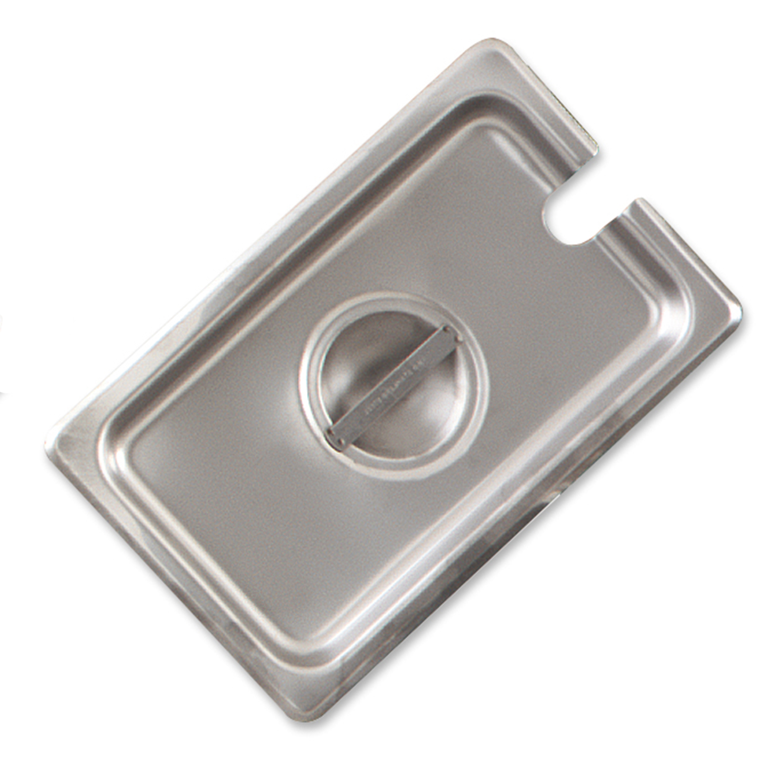 1/9 SIZE NOTCHED COVER FOR STEAM TABLE PANS